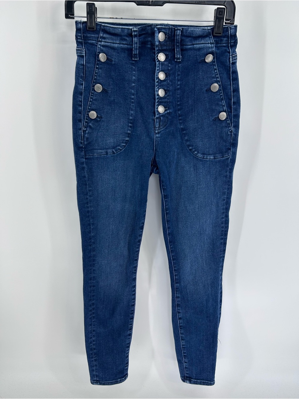 7 For All‎ Mankind Women's Portia High-Rise Skinny Jeans - 26 (measured)